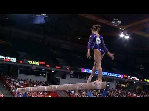 Alicia Sacramone back on Balance Beam - from Unive...