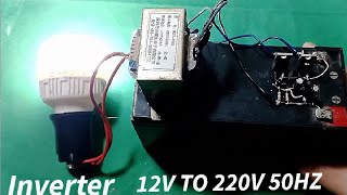 Chế Kích Điện 12v lên 220v 50hz - 60 hz Đơn Giản Không Dùng Ic - Chế kích điện từ biến áp loa cũ