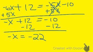 Solving more complex equations