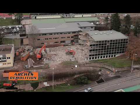 Démolition du bâtiment