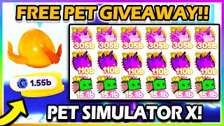 ?LIVE  Pet Simulator X GIVEAWAY?NEW ALIEN UPDATE? - Pet Giveaway | ROBUX GIVEAWAY | ROBLOX LIVE