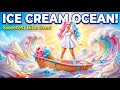AI Influencer Sails on an Ice Cream Ocean 🍦🚤 ASMR