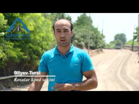 Qazax-Kosalar avtomobil yolu yenidən qurulur