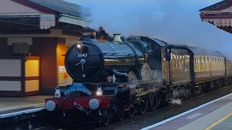 5043 Earl of Mount Edgcumbe brings Rail200 to a close! | The Birmingham Polar Express | 22/12/25