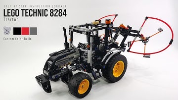 Building LEGO Technic 8284 - Tractor [Page by Page Instruction and Preview]