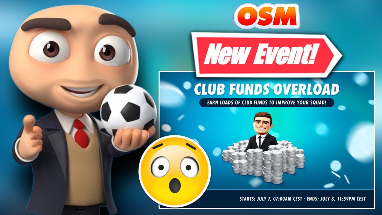 THE NEW BEST EVENT IN ONLINE SOCCER MANAGER!  MAKE A LOT OF CLUB FUNDS AND  MAKE YOUR BEST TEAM! 