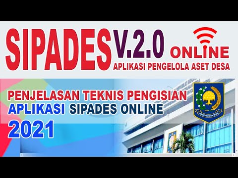 TEKNIS PENGISIAN SIPADES ONLINE 2021