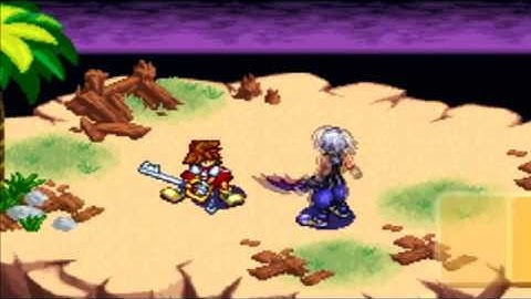 Kingdom Hearts Chain of Memories (GBA) Reverse/Rebirth Cutscene #28 Riku breaks Zexion