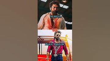 Suriya Vs Allu Arjun 🥵💥 #suriya #alluarjun #kanguva #rolex #pushpa2 #ytshorts #shorts