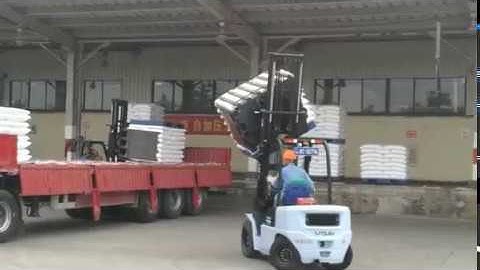 Operación de Montacargas con clamp | Inversor de Pallet | Forklift Attachments