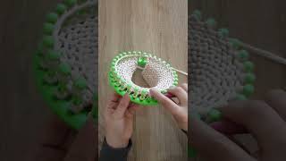 Knitting loom for beginners step by step #knitting #scarf #crochet #hat #knitting_loom_eljammari
