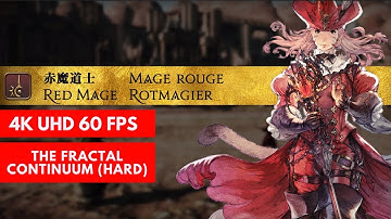 FFXIV STORMBLOOD: The Fractal Continuum (Hard) - RED MAGE GAMEPLAY 116 [4K/60FPS]