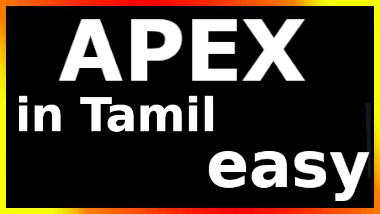 Apex Meaning In Tamil YouTube Apex Meaning In Tamil YouTube