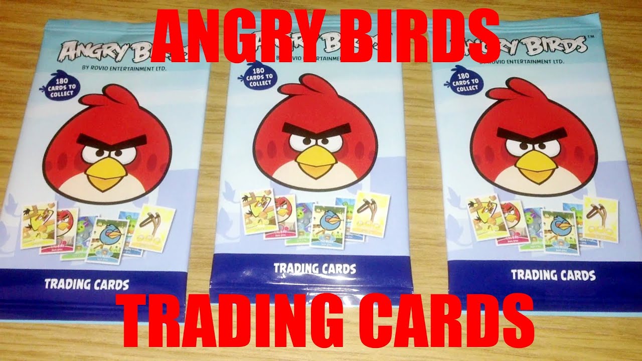 Angry Birds Trading Cards Trading Card Mystery 001 YouTube