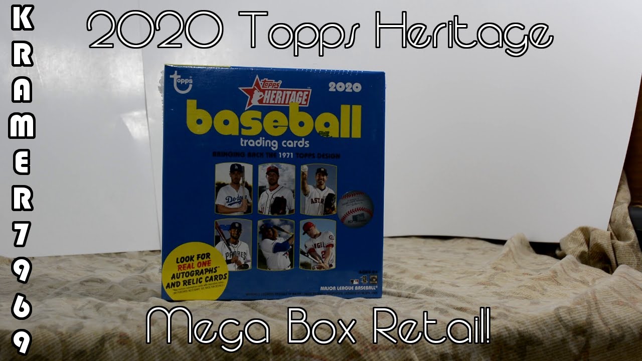 Opening a Retail Mega Box of 2020 Topps Heritage! WOW!
