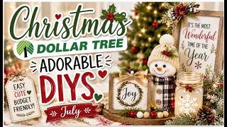 DOLLAR TREE CHRISTMAS IN JULY GET INSPIRED ☃