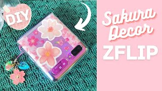 Decorating The Samsung Galaxy Z Flip Sakurafloral Spring Theme