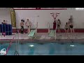 2026 GNAC Diving Championships, Day 1
