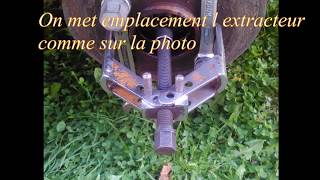 Extracteur tambour de frein