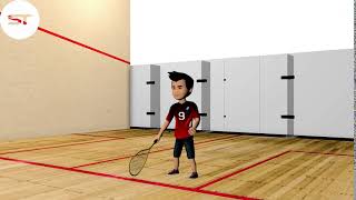 Corkscrew Serve | Squash | Sportstoon… the sports learning app | Let's Play Now ! screenshot 3