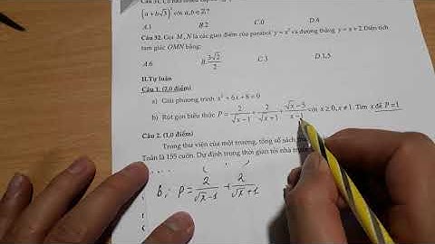 Hướng dẫn giải Đề thi tuyển sinh lớp 10 môn toán Bắc Ninh năm 2020-2021 / Rút gọn biểu thức lớp 9