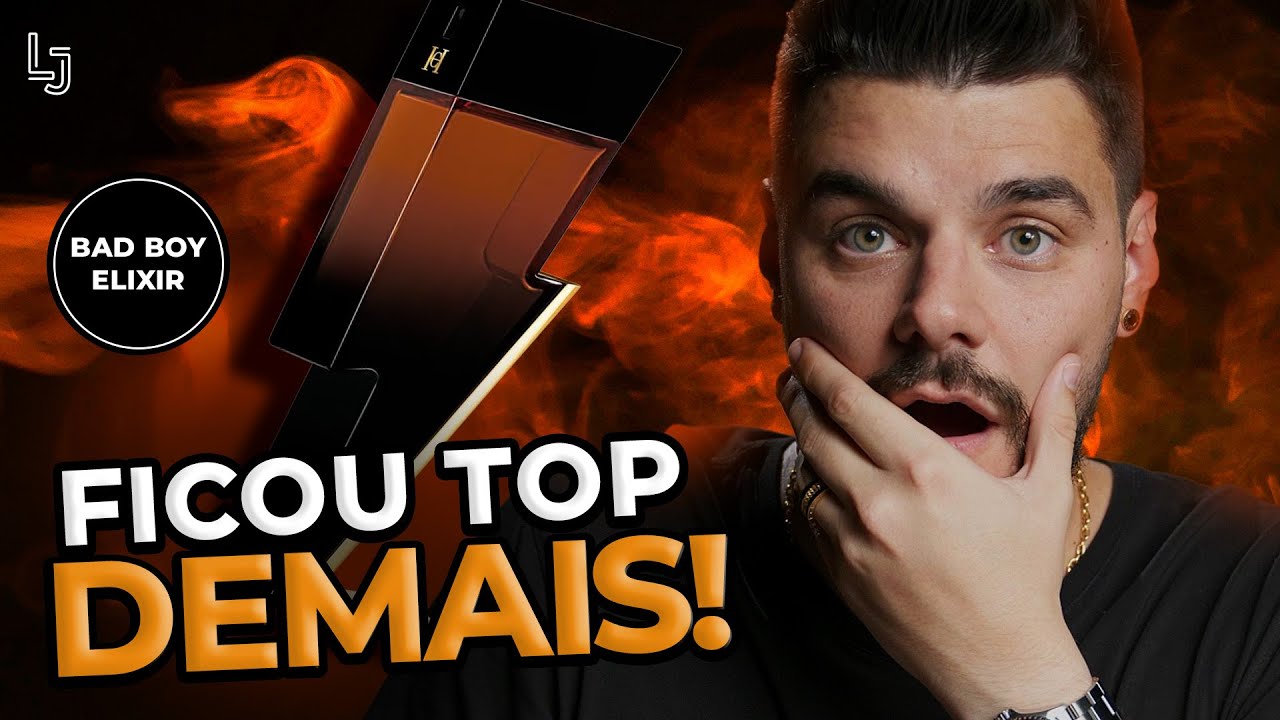 NOVO BAD BOY ELIXIR CAROLINA HERRERA - PAGUEI A MINHA LÍNGUA COM ESSE PERFUME! FICOU TOP DEMAIS!