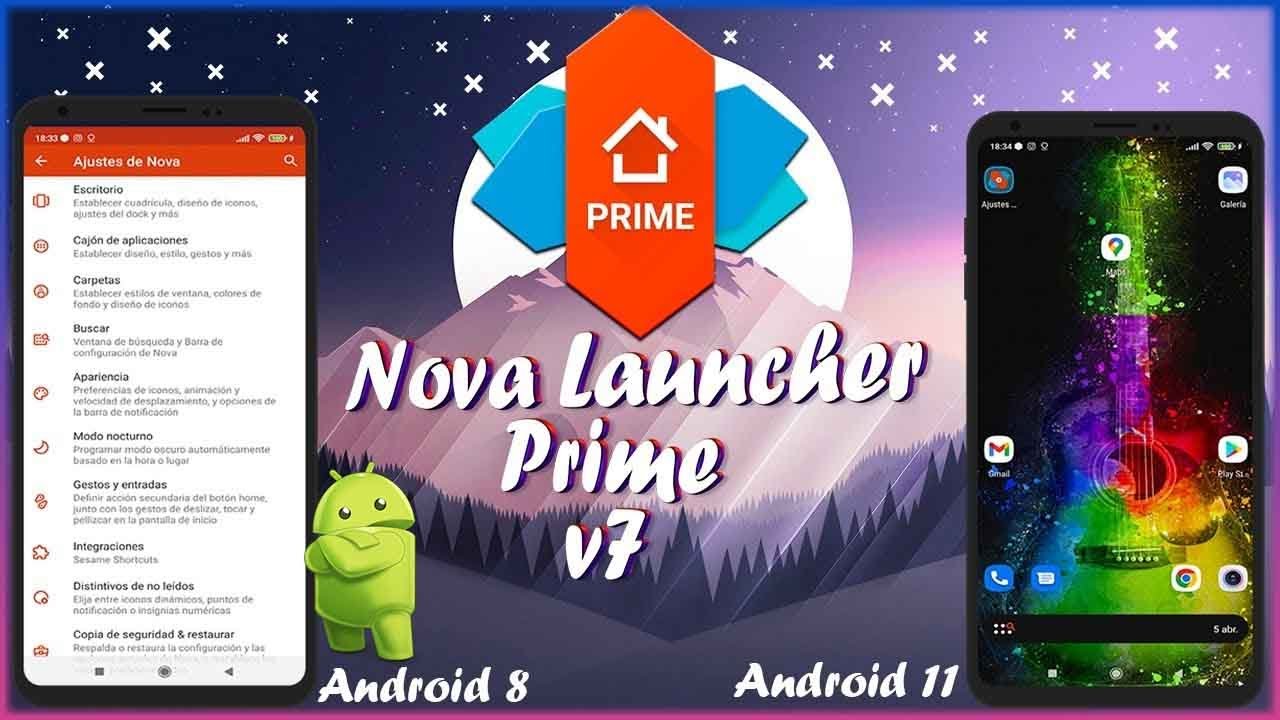 Descargar Nova Launcher Prime 7.0.57 😎  Android 11 y 12  Ultima Versión 2024