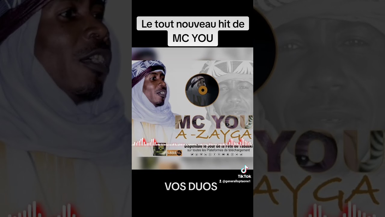 Le tout nouveau hit de Mc you A ZAYGA déjà Disponible