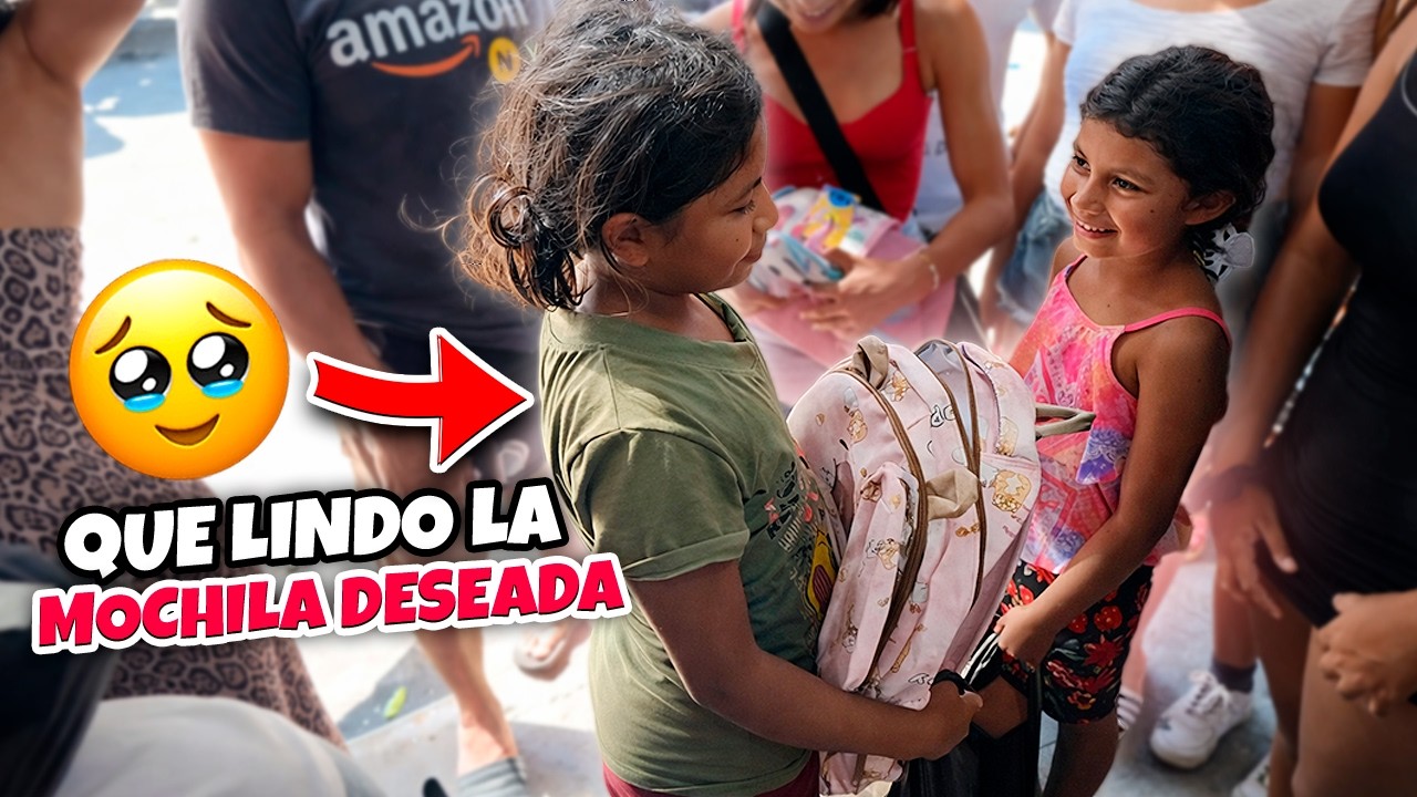 Sus Caras de Felicidad al Ver las Mochilas lo Dicen Todo🎒❤️