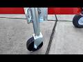 Trailer jack with wheel 1000 pound capacity