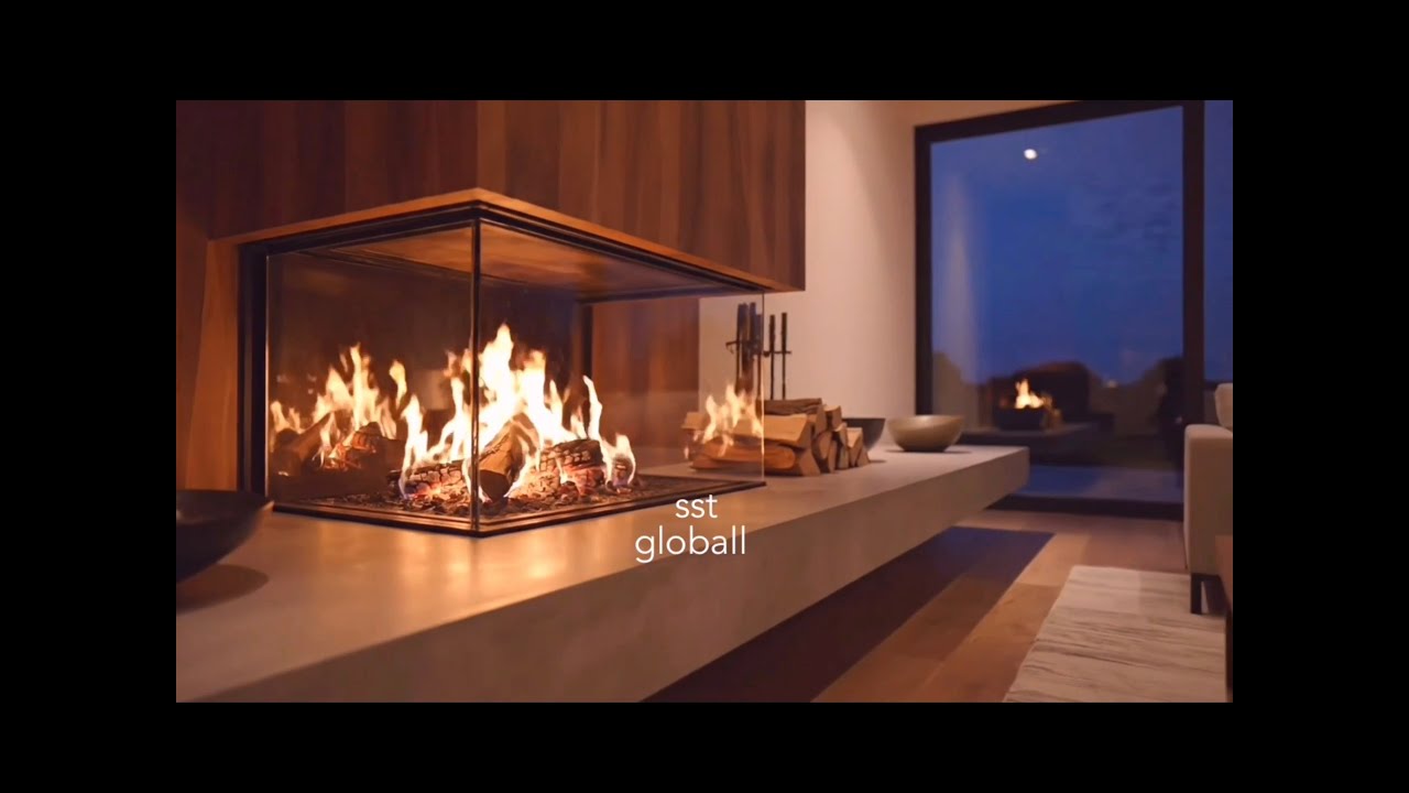 Must watch and listen Fireplace screensaver on tv | 10 hours video 