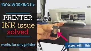 Fixing Printer Ink Problem if not used for a Long Time  100% Working FIX