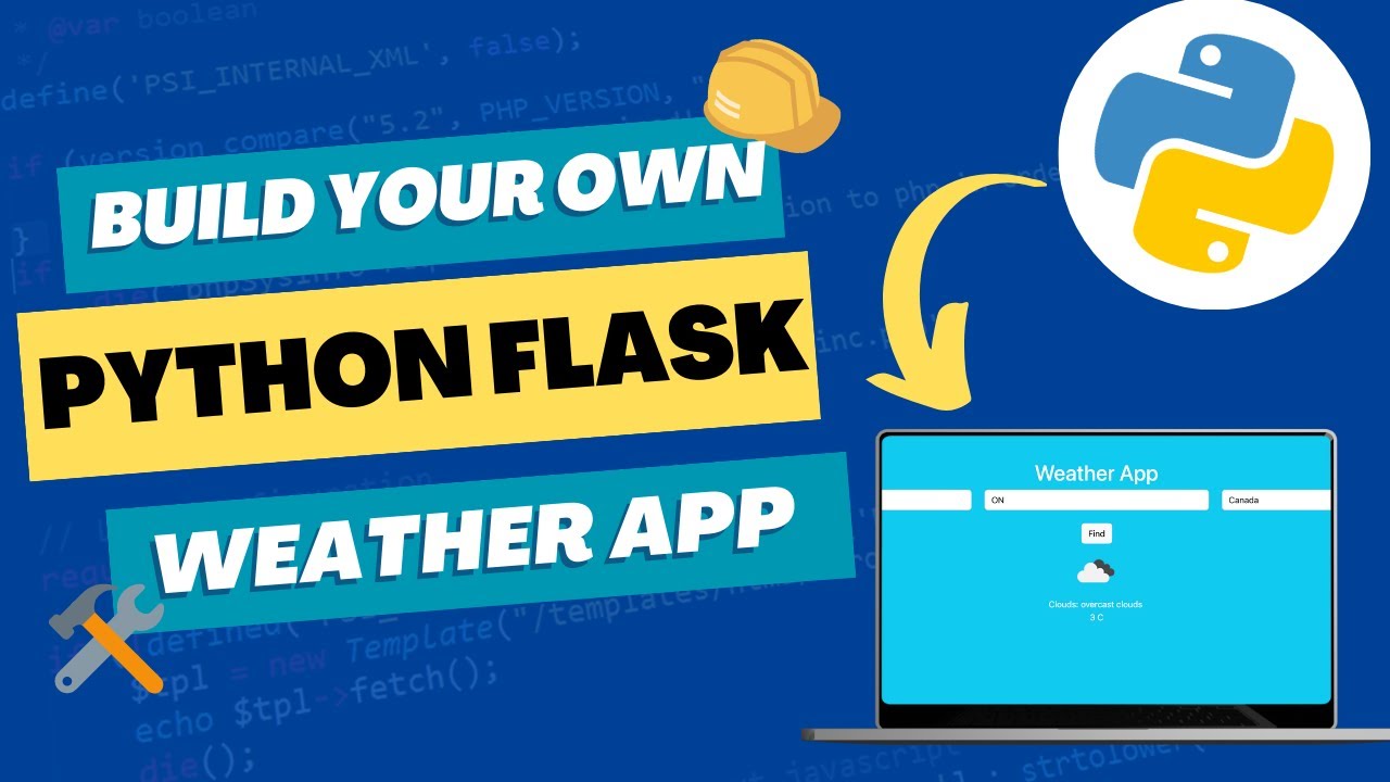 Build YOUR OWN Weather App in Python with Flask (COMPLETE Beginner ...