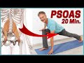 20 Min. intensive PSOAS Dehnung (hilft bei Stress & Rückenschmerzen)