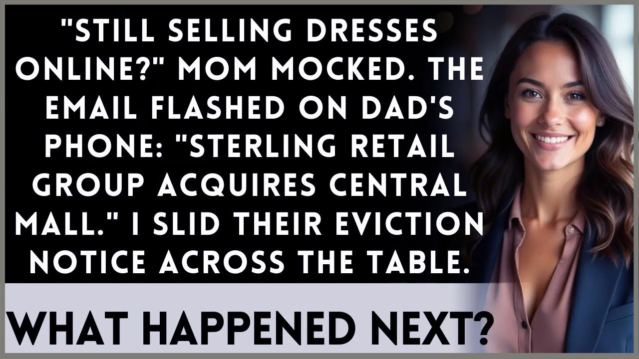 At Dinner, They Laughed At My 'Small Shop'—Then Their Mall Lease Expired