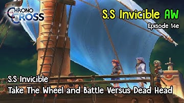 Chrono Cross PSX PS1 #14e Take The Wheel and Battle Versus Dead Head HD