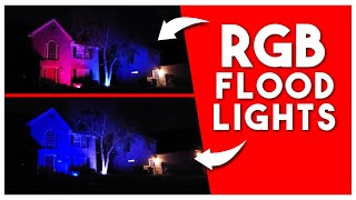 Smart RGB Flood Lights That Won't Break The Bank! Onforu