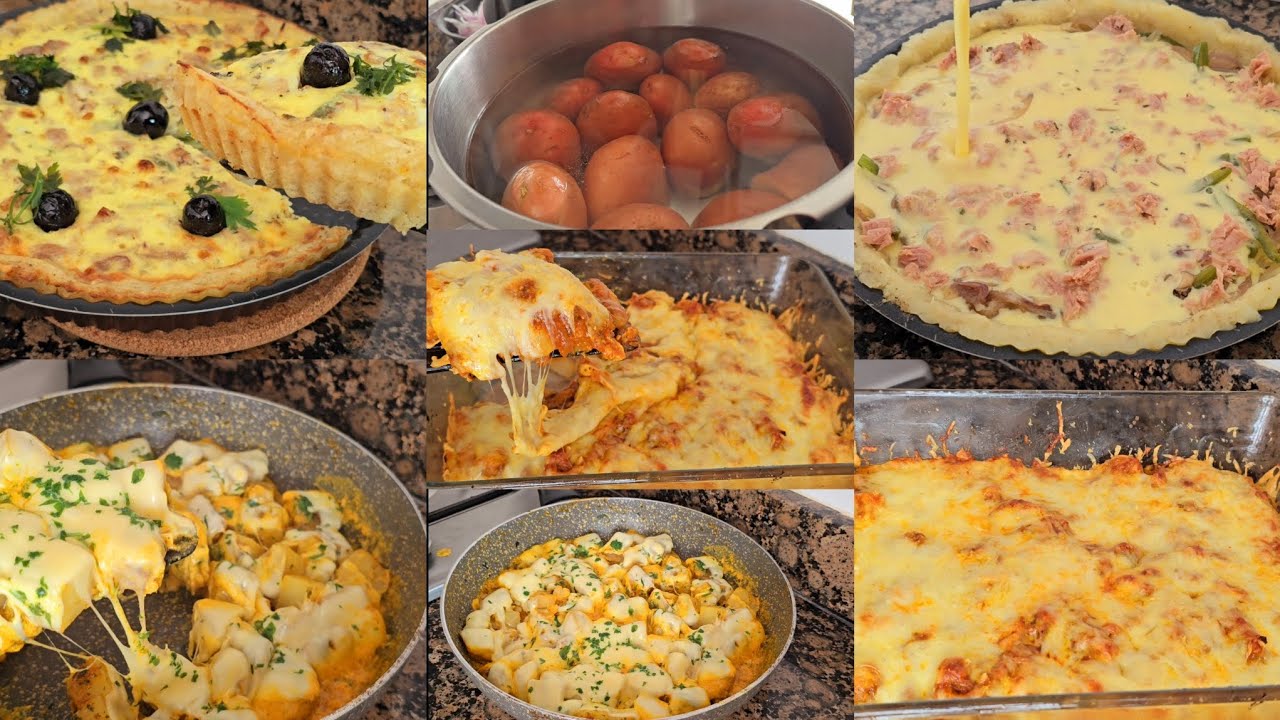 3 وصفات سريعة إقتصادية وغير بالبطاطس 👍 للعشاء أو الغذاء كل وحدة تنسيك في الأخرى