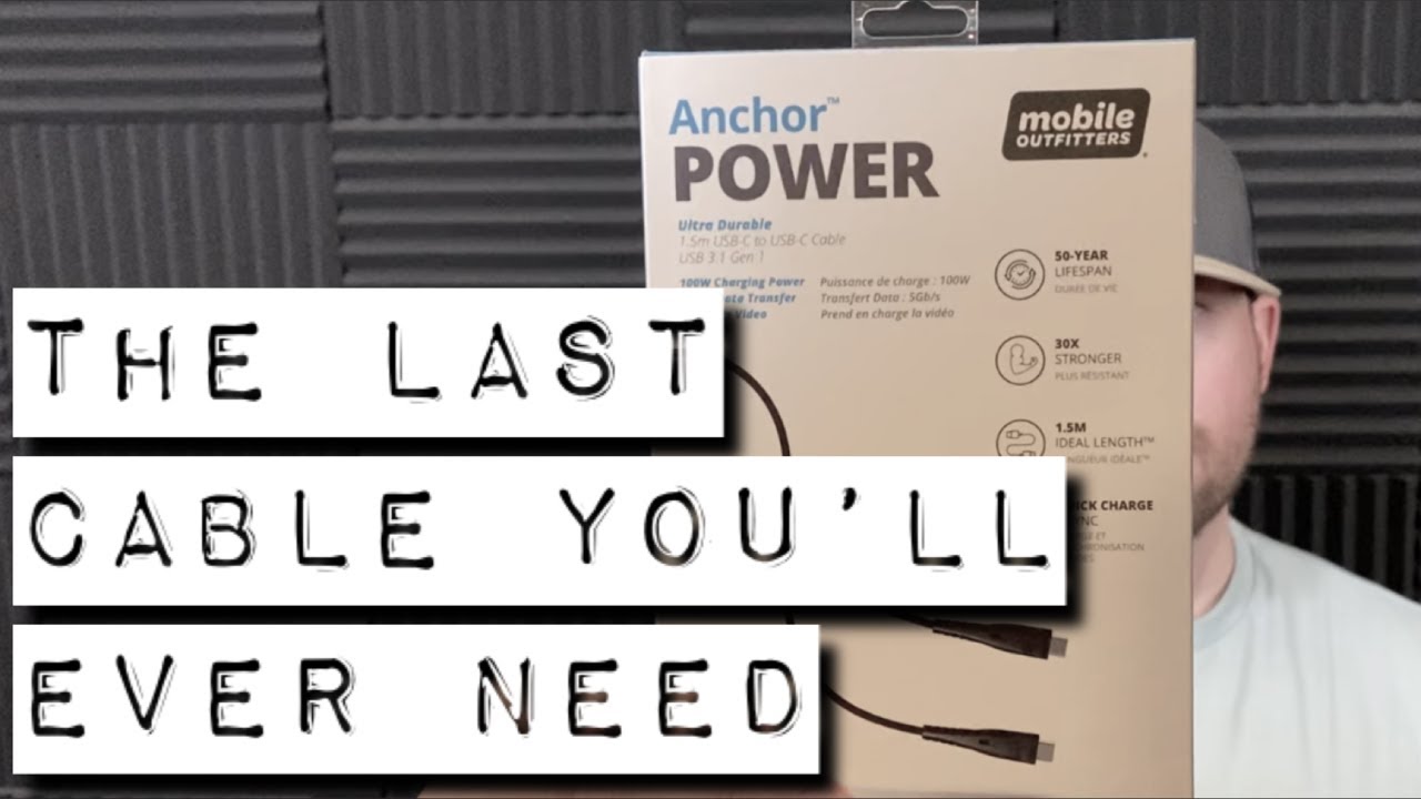Anchor Power Cable: 50 Year Life Span Charging Cable for $40!!!
