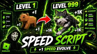 +1 Speed Evolve Script 🦊[upd8] Best NEW Roblox Hub 2026 - Mobile & PC - Download directly ❤️