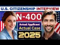 Real Interview of U.S. Citizenship I N-400 Naturalization Interview & Test, Small talk