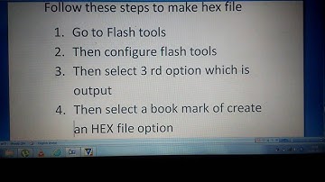How to create hex file of c program in keil