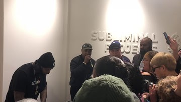 Rebel without a pause. Chuck D live at ARTMAGEDDON art exhibit