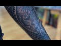 Polynesian Tattoo | Guam Seal | time lapse | @Samoan Mike tatau works