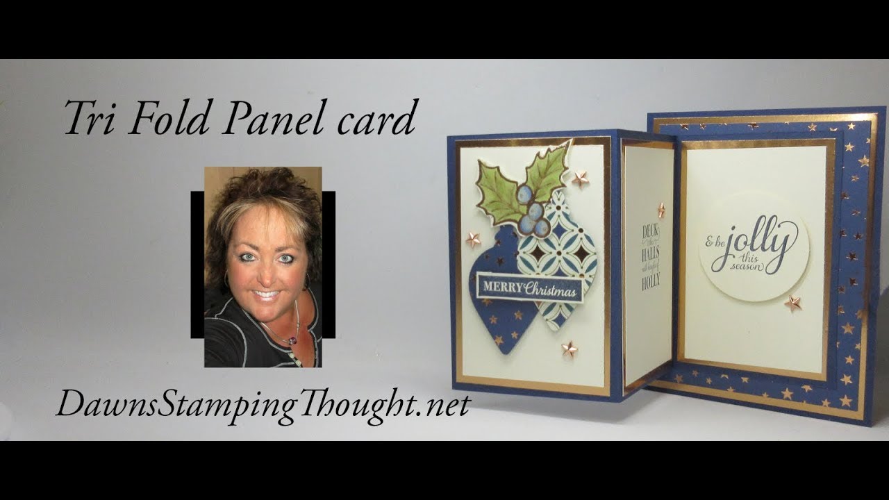 Tri Fold Panel Card