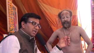 Naga Sadhu Shri. Akhandanand Saraswati - Ujjain Kumbh Mela 2016-2