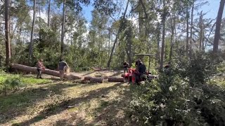 Perry works to rebuild and clean up following Hurricane Helene