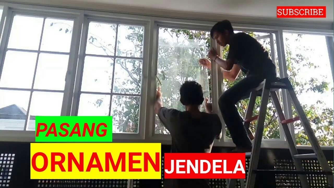 Cara Memasang Ornamen Jendela Aluminium  YouTube