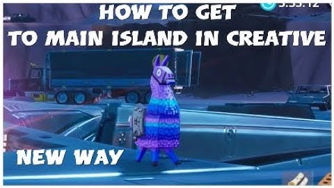 New way to get to main island in creative NEW