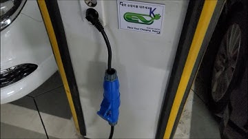 이동형 7kW 충전기로 220V 콘센트 꼽아서 3kW 충전하기